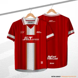 JERSEY J&T JNT FULL PRINTING JERSEY RETRO VINTAGE KHUSUS KURIR PREMIUM BAHAN TEBAL ADEM Sport Olahraga Baju