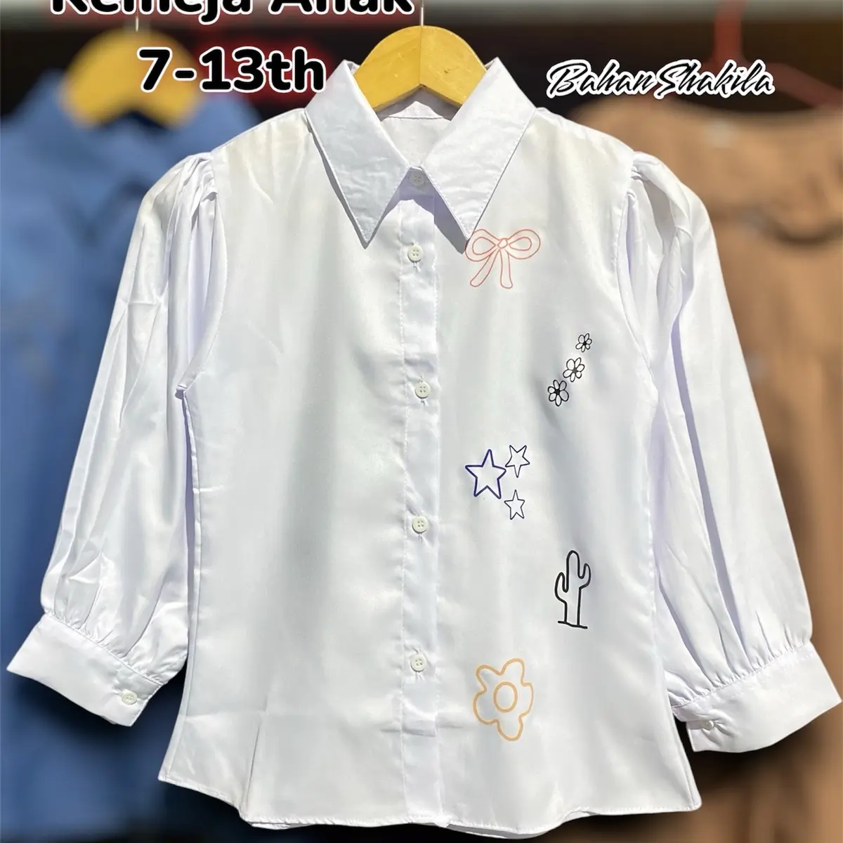 Atasan anak perempuan 9 10 11 12 tahun Fashion