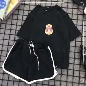 Luwi Kids Setelan Wanita Hotpant Gambar Nutty Fashion Baju Pakaian Celana