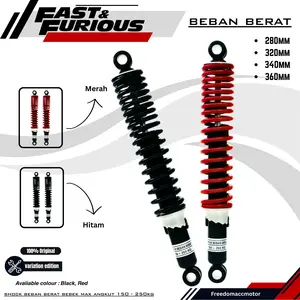 Shock belakang motor bebek beban berat heavy duty 280 340 360