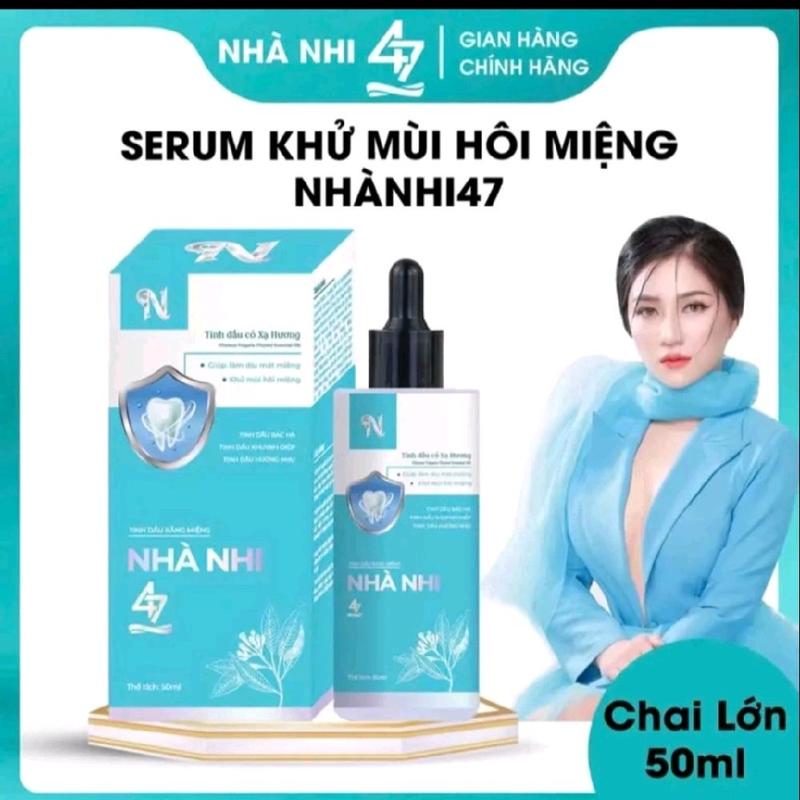  QuàTặg ngẫu nhiên -Serum Khử Mùi Hôi Miệng Nhà Nhi 47 -Chai Lớn 50ml - viêm nấu răng ê buốt răng ngừa sâu răng chắc răng khỏe răng vvv 