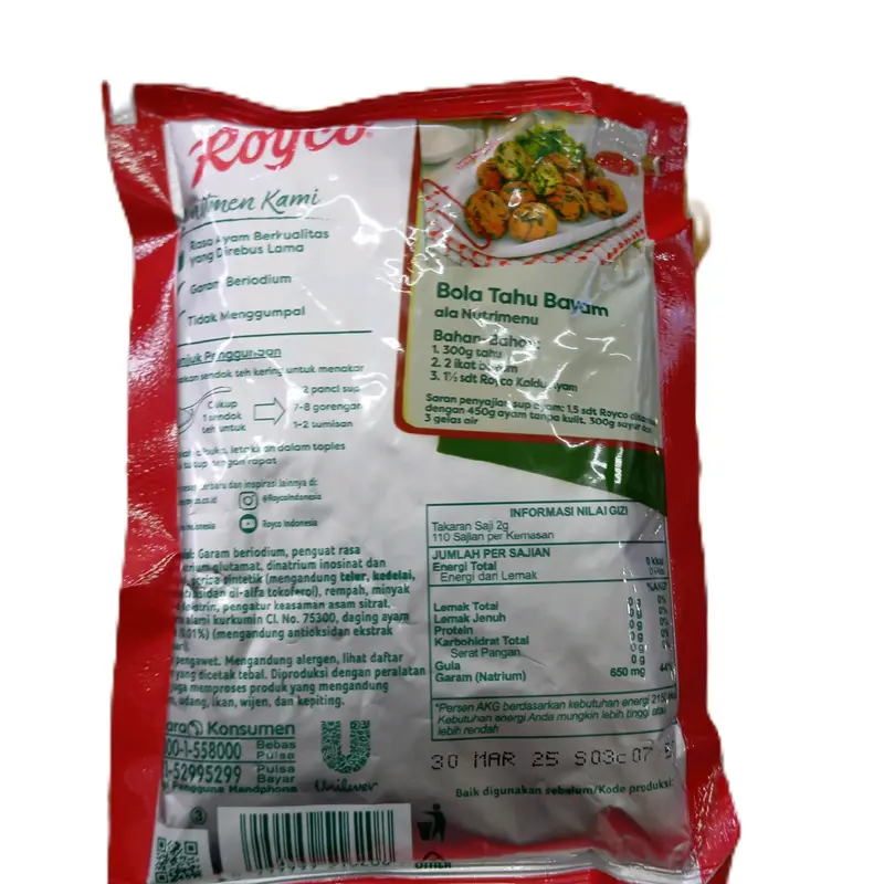 ROYCO BUMBU KALDU RASA AYAM 220g Msg Instan 1