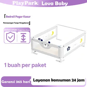 【Pemasangan Tanpa Pengeboran】Bedrail Pagar Kasur Pengaman Bayi Baby Safye Bedrail Pagar Kasur 180x200 kasur Dijual per satu sisi