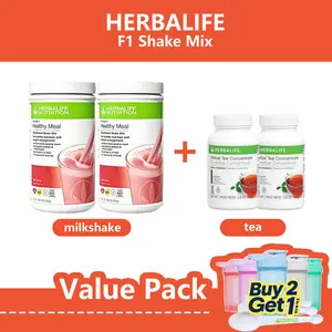 Herbalife Protein F1 Shake Original 550g – Formula 1 Minuman - Free GIFT