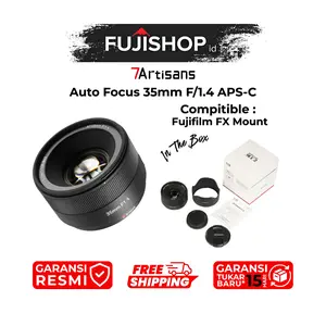 7Artisans AF 35mm F1.4 APS-C Lens for Fujifilm X Mount / 7Artisans 35mm F1.4 Auto Focus Garansi Resmi