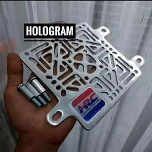Cover Radiator vario tutup radiator Motor Honda Vario 125/150 old/ new motif hologram full almunium