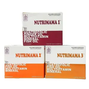 Nutrindo Nutrimama 1 2 3 (Strip 10 Kapsul) - Vitamin Nutrisi Ibu Hamil