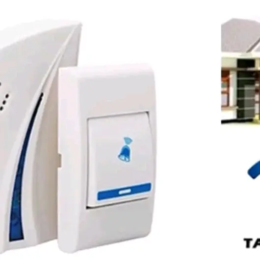 BEL RUMAH WIRELESS DOOR BELL WIRELESS TANPA KABEL 1