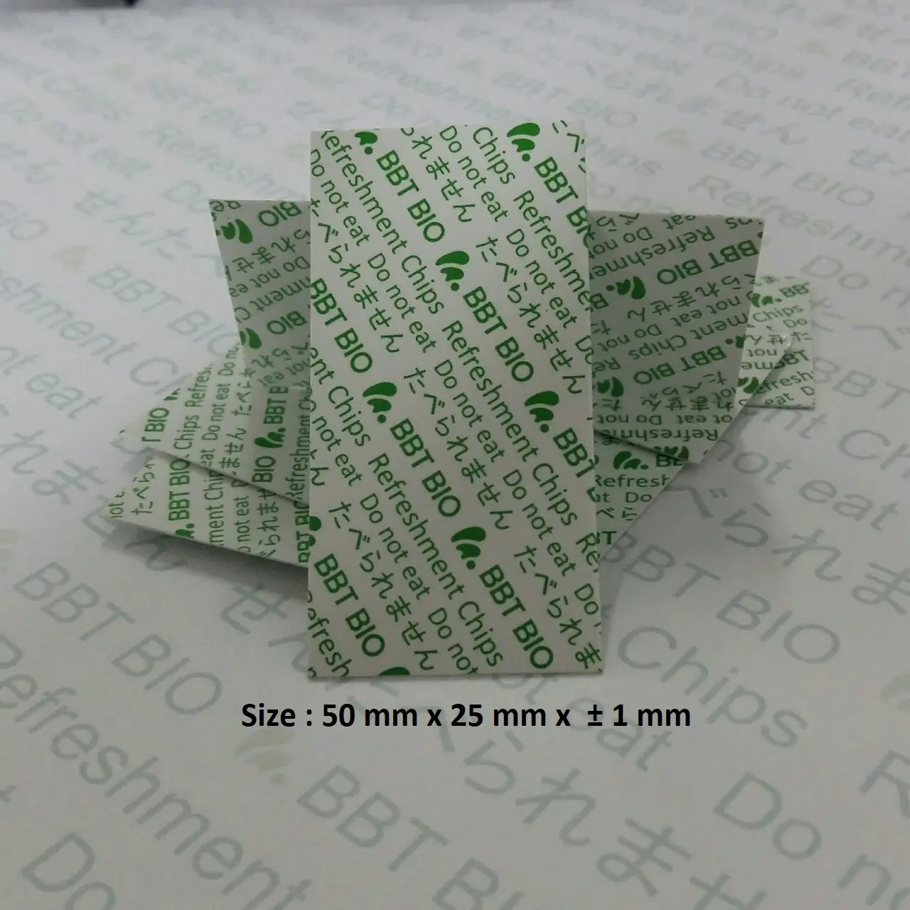 ( 50Pcs ) REFRESHMENT CHIPS BBT BIO Sebagai pengawet makanan alami