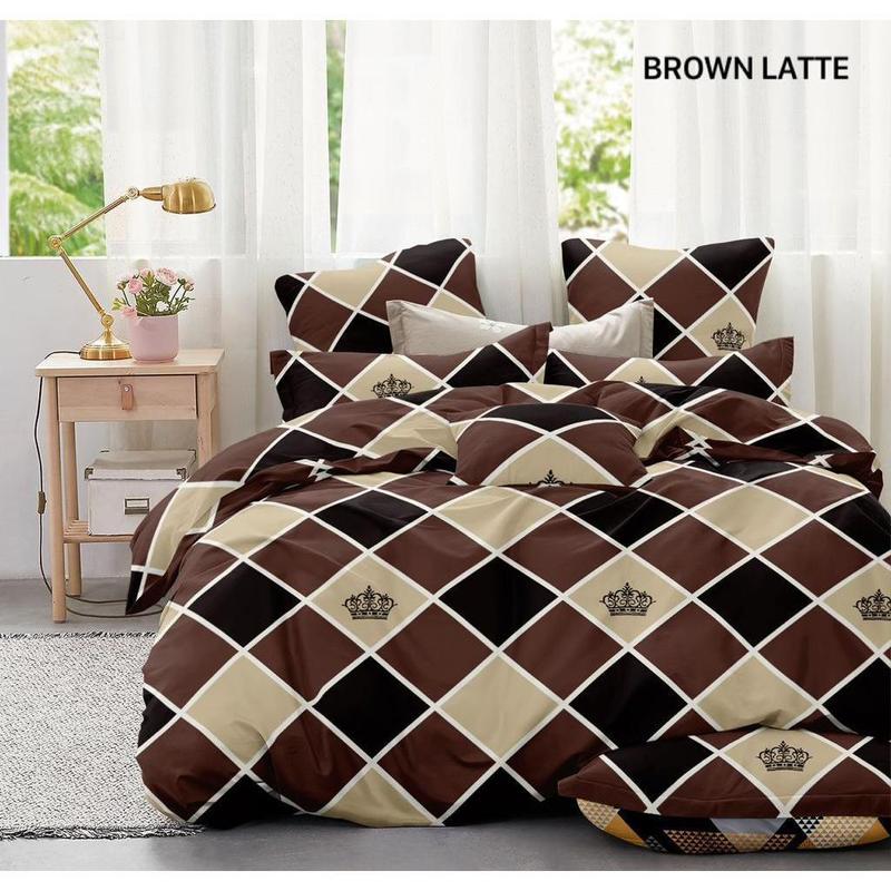 Sprei Homemade Viral Aesthetic Semua Ukuran 200x200 180x200 160x200 120x200 90x200 Kain Katun Sudut Karet 1 Set Sarung Bantal & Guling Motif Skylar Black Terbaru Termurah Kekinian 5