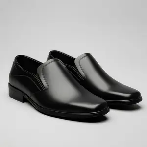 PAULMAY - Sepatu Formal Pria - Milan 77 - Black Shoes Pantofel Karet Kerja