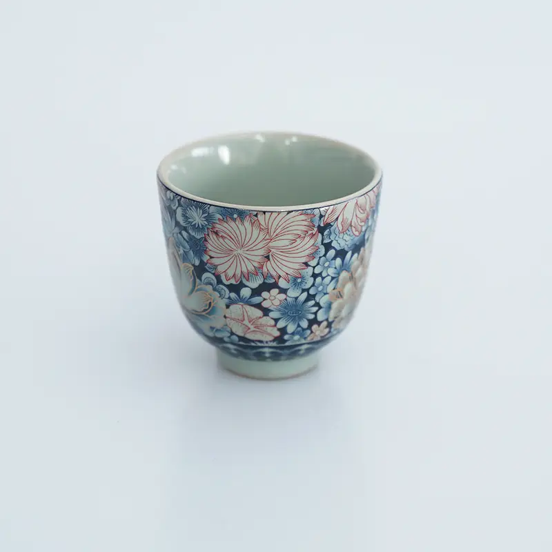 Teacup,myriad flowers blue and white porcelain teacup