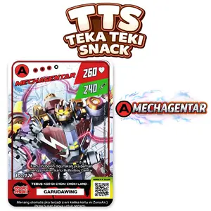 Kartu Hologram Boboiboy A Mechagentar + 9 Kartu basic batch 2