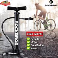 Gambar Pompa ban sepeda motor bola Rockbros A320 Bike Air Pump 120 psi Presta Schrader portable Roadbike mtb mobil dari Ocean Bike Official Kota Administrasi Jakarta Barat 4 Tokopedia