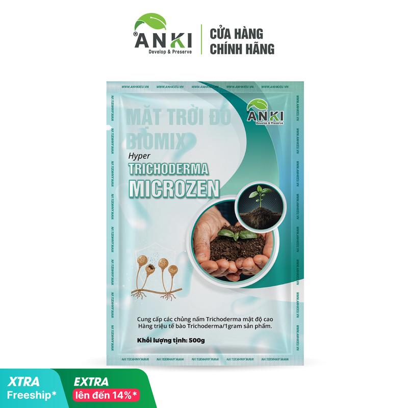 Phân bón Trichoderma hàm lượng vi sinh vật cao gói 0,5kg - Cải tạo đất tăng hệ vi sinh vật cho đất 