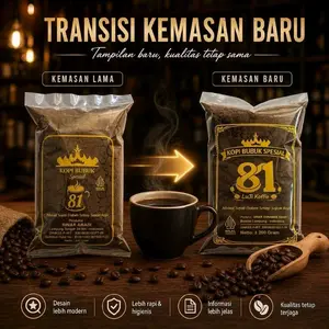 Spesial Kopi Lampung | Kopi Bubuk Cap 81 Produksi Lampung 1kg / Kopi Bubuk / Kopi Lampung