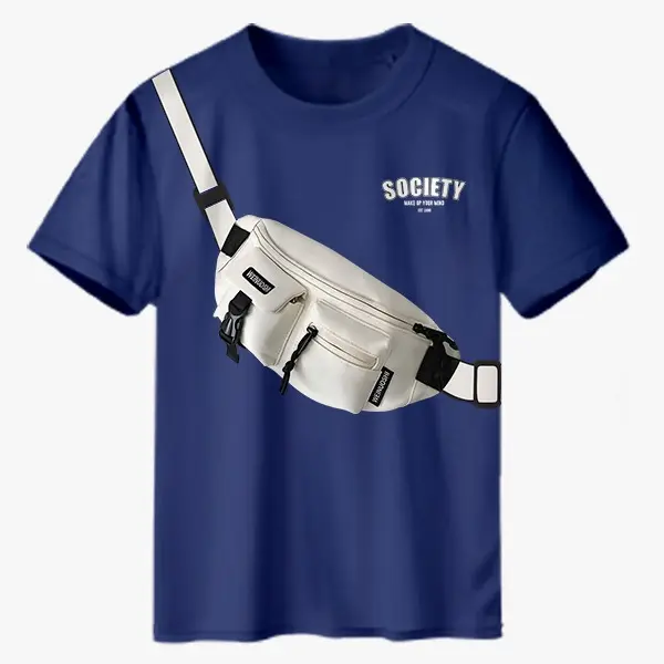 Kaos Kantong Waistbag 3D Couple Keluarga Ayah Ibu Anak Combad 30s 2