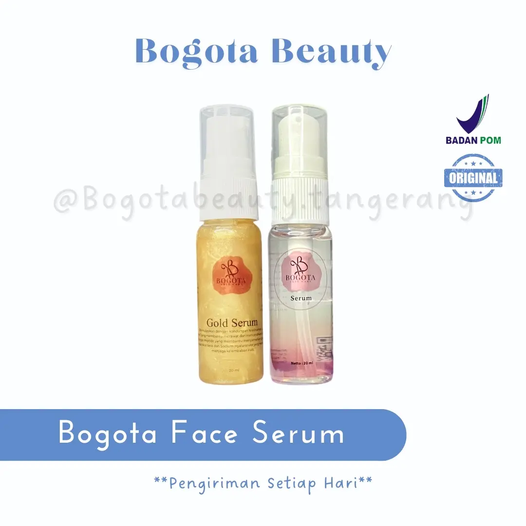 Face Serum by Bogota Beauty Gold Serum Brightening Serum Vit C Serum Wajah