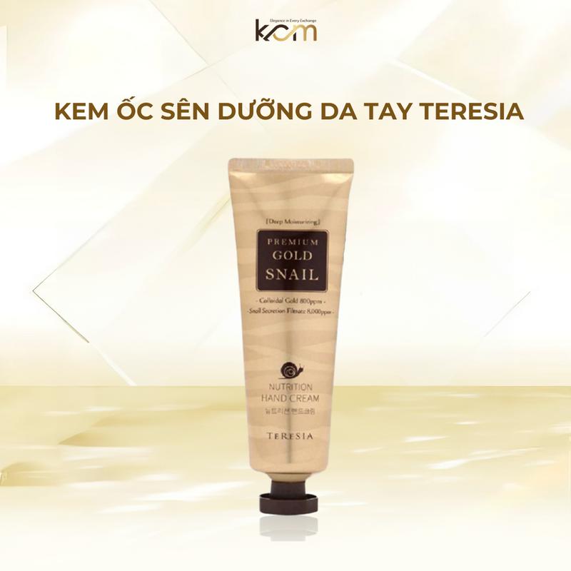   date t10 2025  Kem dưỡng da tay TERESIA Nutrition Gold Snail Cream Nữ 