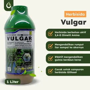 Vulgar 865SL 1 Liter Herbisida Dimetil Amina Pembasmi Rumput Daun Keras