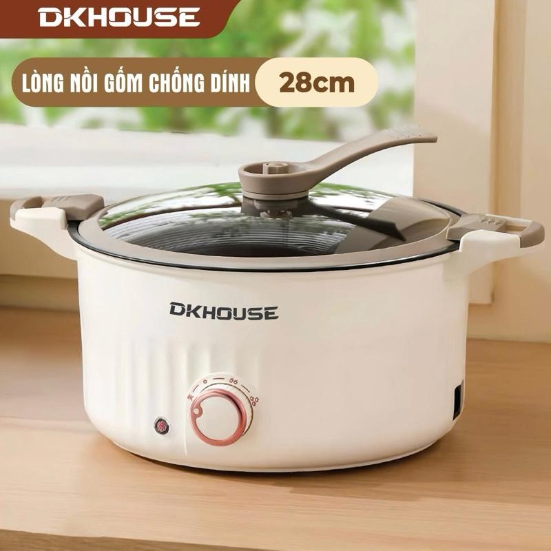 Nồi Áp Suất Đa Năng Dung Tích 5L, Size 28cm, chiên, xào, rán, hầm,.. Công Suất 800W, 4 Chế Độ Nấu, Hầm, Soup Nấu Ăn Nấu Cơm Cooker Nồi Cơm Điện