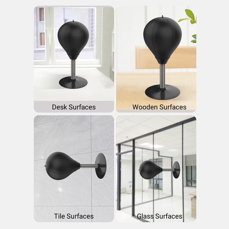 Product Introduction of JUSAI, 1 set Table Boxing Speed Ball Suction Cup Boxing Reaction Ball Children's Decompression Tool Office Desktop Punching Ball 4