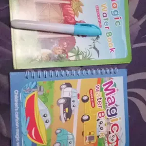 Buku Gambar Dengan Air Mewarnai Mainan Edukasi smart reader