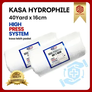 GUNAMED KASA GULUNG 16cm x 40yard / KASA HYDROPHILE GUNAMED / KASA STERIL
