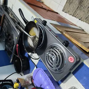 Taffware Kompor Listrik 2 Tungku Portable Coil Hot Plate 2000W - SHP-5813
