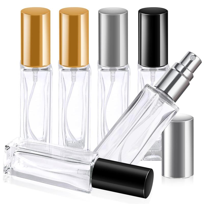 Cologne Container Travel Perfume Bottle Refillable - 10ML Mini Glass Perfume Containers ...