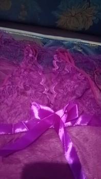 Product Review of Gaun Malam Wanita Renda Transparan DressLingerie Motif Bunga Fit Tidur 1177 from r**r 0