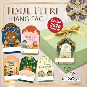 HANG TAG  KARTU UCAPAN KARTU LEBARAN | HANG TAG LEBARAN | HANGTAG IDULFITRI | KATRU IDULFITRI | IDULFITRI | LEBARAN