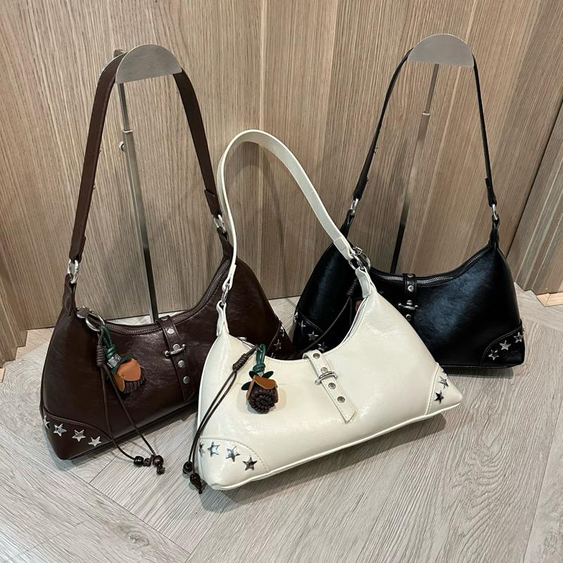 Túi xách LUNA STORE da mềm dáng thuyền y2k size 25cm đeo vai, đeo chéo đi chơi xinh xắn mẫu mới 2026