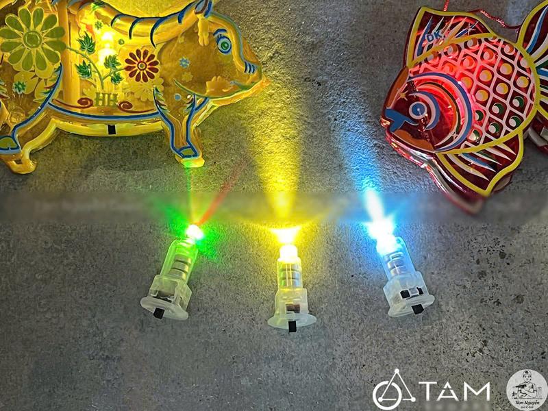 Nút đèn Led gắn lồng đèn, đồ chơi LED-KHAC-04