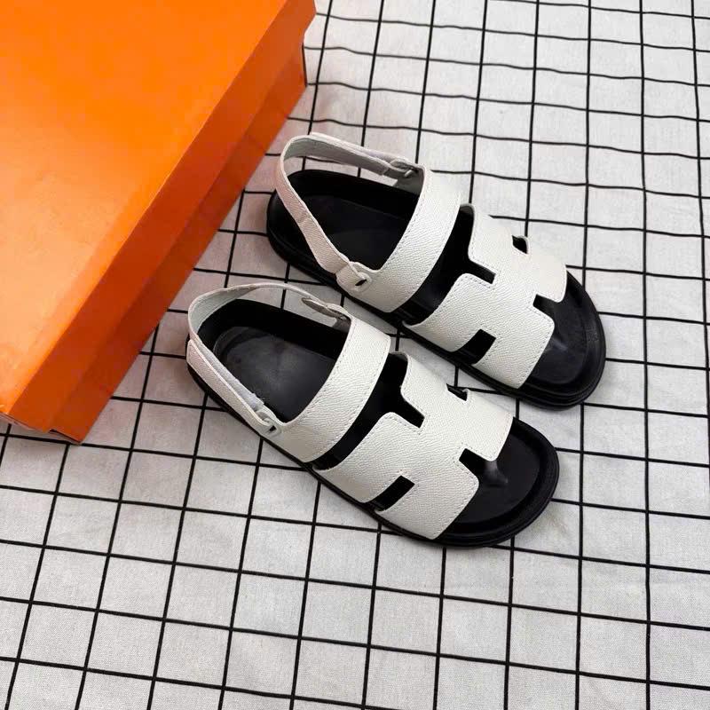 Dép sandal quai hậu nữ độn đế 3cm khuy cài phong cách trẻ trung năng động DéP Shoes GiàY