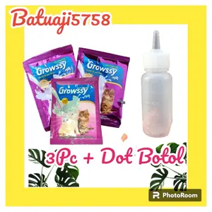 Paket Hemat 3Pc Susu Kucing Growssy dan Dot Kucing