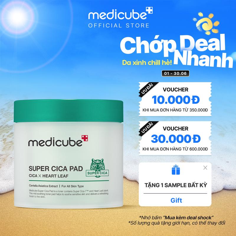 Toner Dịu Da Nhạy Cảm Super Cica Pad  155g/70 miếng