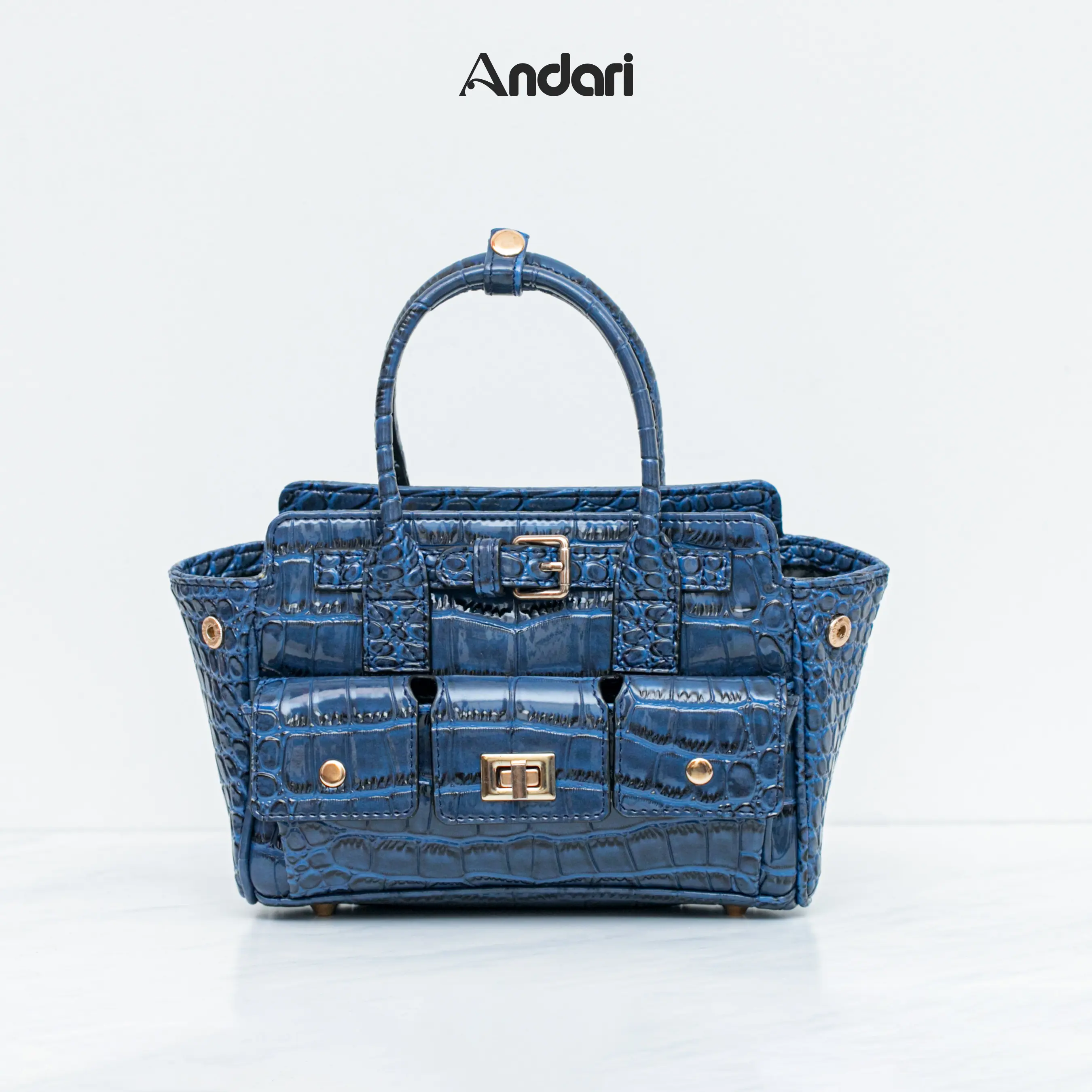 CROCO GLOSSY BIRU