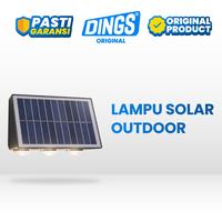 Gambar DINGS ORIGINAL Lampu Dinding Solar Panel COB LED Outdoor Waterproof IP65 - Lampu Taman Tenaga Surya Warm White Tahan Air - 4 LED dari Dings Indonesia Kota Administrasi Jakarta Timur 1 Tokopedia