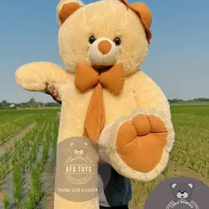 Boneka Teddy Bear Jumbo Topi Pita Doll