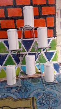 Product Review of STANDING POT MURAH / RAK BUNGA BESI MURAH / RAK SUSUN 6 from s**a 1