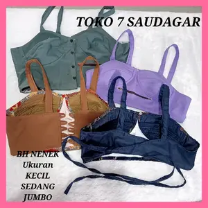 Kutang Nenek / BH Nenek / Warna Random Kutang Jadul Bahan Tebal Terdapat Kantung Resleting