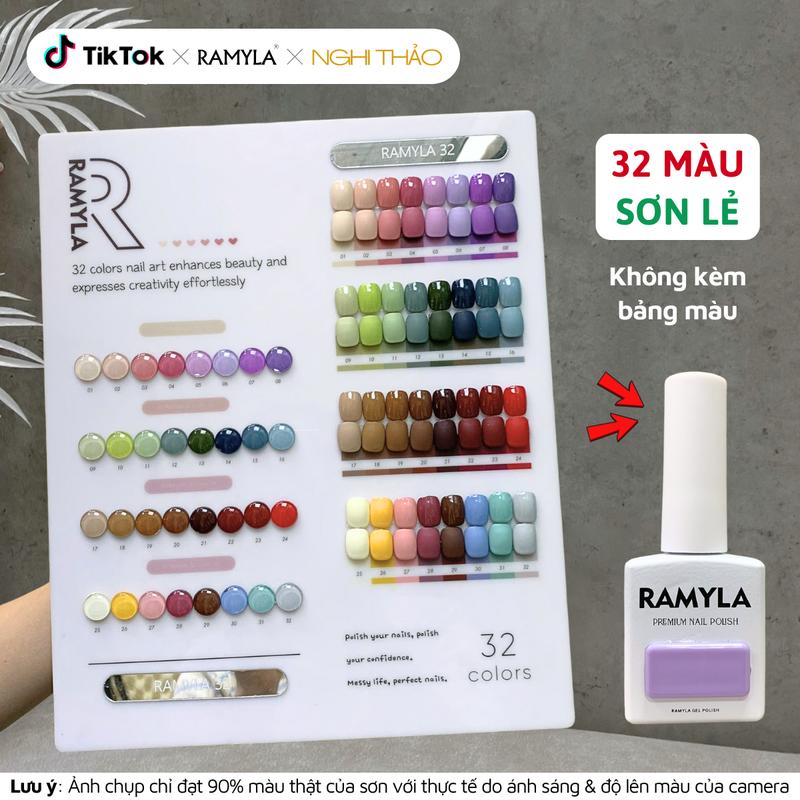  Sơn gel lẻ màu RAMYLA NGHI THẢO 