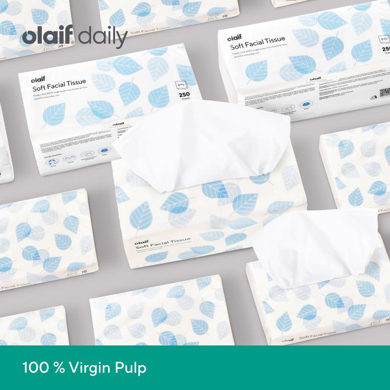 [Bundle] Olaif Daily Soft Facial Tissue - Tisu Wajah - 6 Packs x 180 Sheets 3