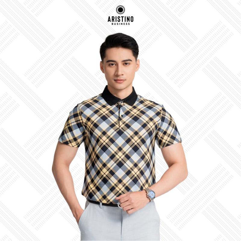 ARISTINO Business Áo polo nam sợi Nylon cao cấp phom dáng Regular fit 1PS030AZ
