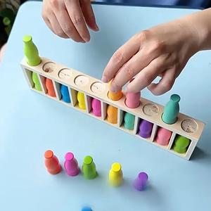 Set de juego de rompecabezas de 21 piezas con botellas de desafío de colores, entrenamiento de memoria y lógica, incluye 21 botellas de colores, perfecto para fiestas familiares