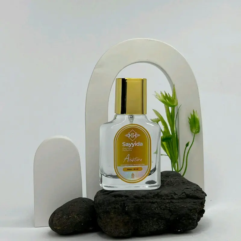 Parfum SAYYIDA Shimmer 50 ml - Wangi Elegan Bunga Melati, Lavender, Ceri & Mawar Tahan Lama - Botol, Lembut, Alis, Manis, Cherry 6