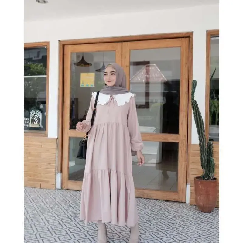GAMIS MIDI KOREA || RAYON VISCOSE || ALL SIZE 1