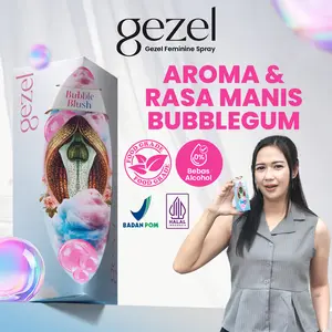 Gezel Bubblegum – Intimate Spray Wanita BPOM | intimate care Area Sensitif | Aroma Elegan & Tahan Lama