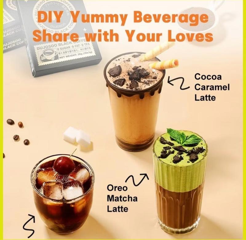 Product Introduction of DUJOSOO BLACK COFFEE 10 SACHET PER BOX Beverage 9